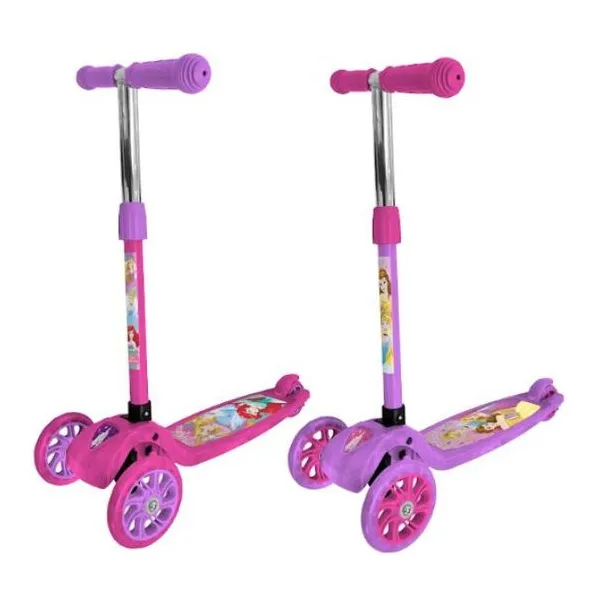 Monopatin Disney princesas plegable 73 57 12 cm (hasta 35 kg)