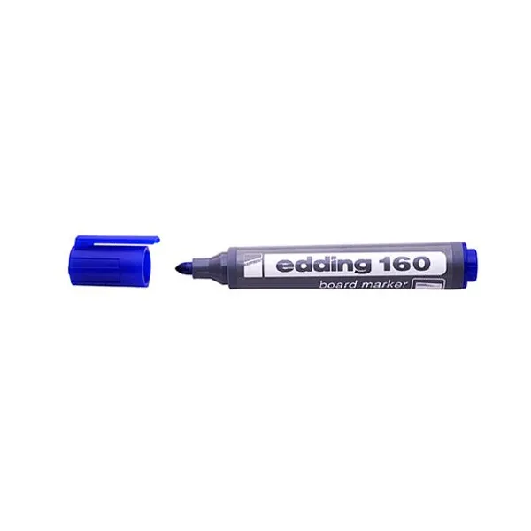 Marcador Edding e 160 para pizarras azul con plast.