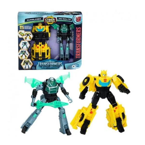 Hasbro transformers earths park playset 20 cm articulado cyber combinalos