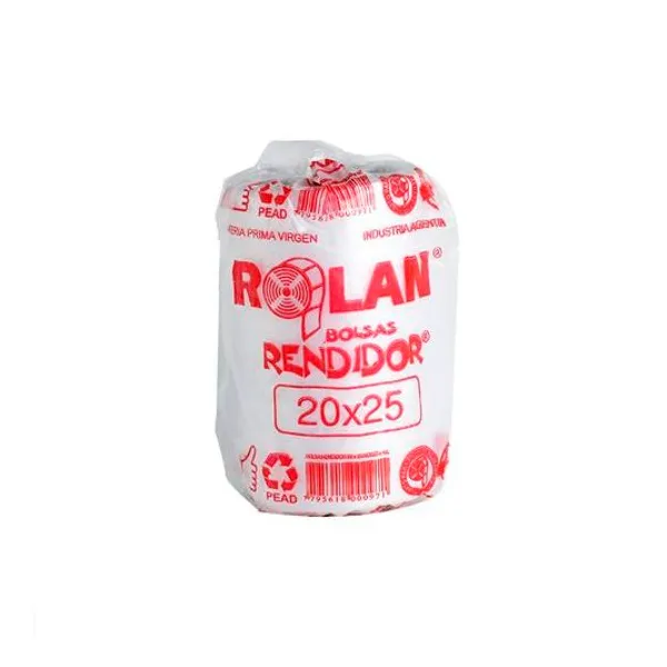 Bolsa arranque 20x25 cm rendidor calidad original bobina rolanplast