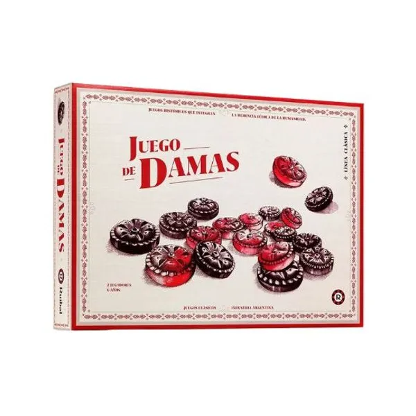 Juego de mesa ruibal damas linea clásica