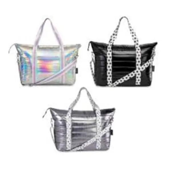 Cartera iridescent - black - gun metal