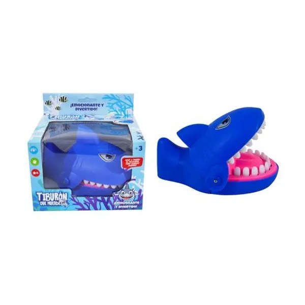 Juego tiburon que muerde en caja 14.5x9.5x12.5 cm