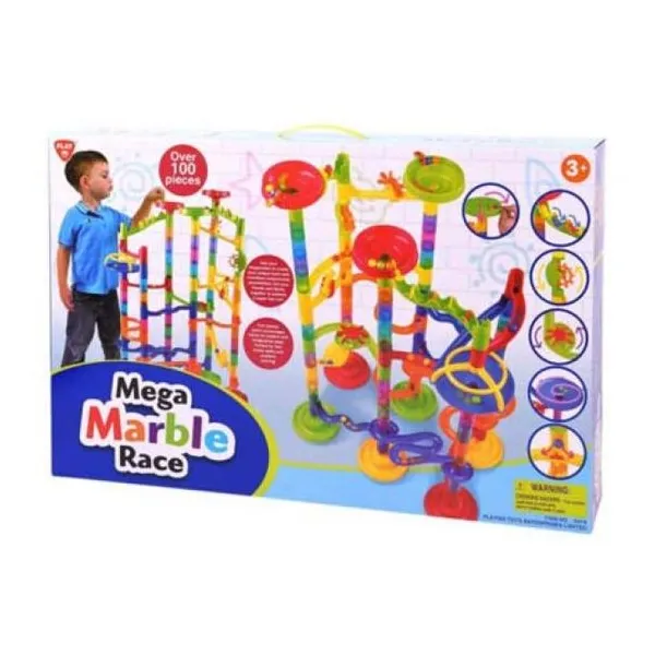 Laberinto de bolitas mega marble race 100pcs