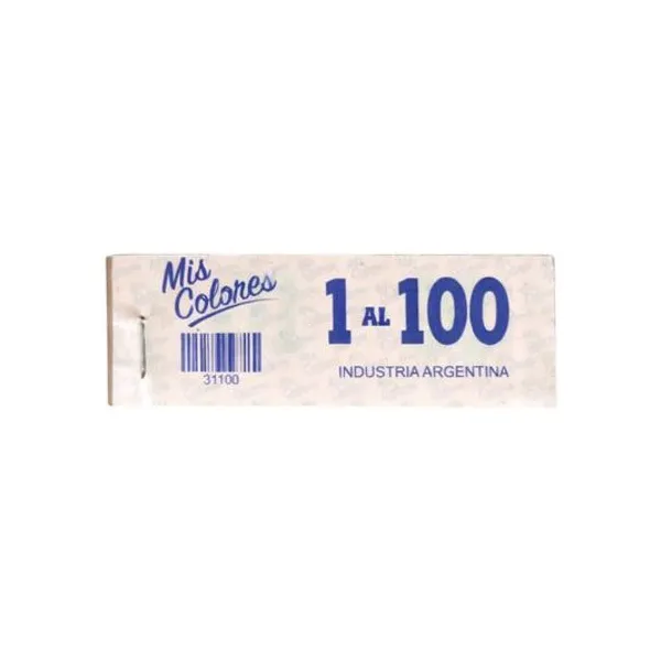 Talonario de números del n.° 1-100