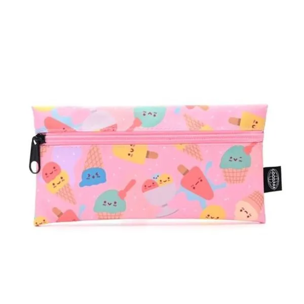 Cartuchera 1 cierre plana helados 22x11.5 cm goodpak