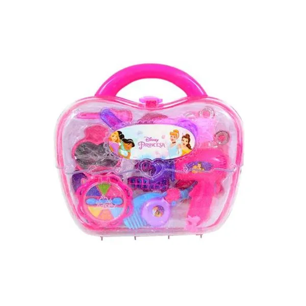 Set de belleza princesas 14 piezas en valija 23x21 cm