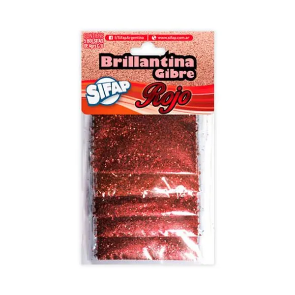 Gibre Sifap bl.x 5 sobres 4 g rojo