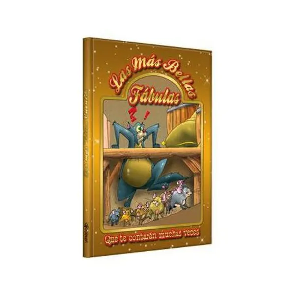 Libro las mas bellas fabulas: bronce tapa dura 24x34 cm latinbooks