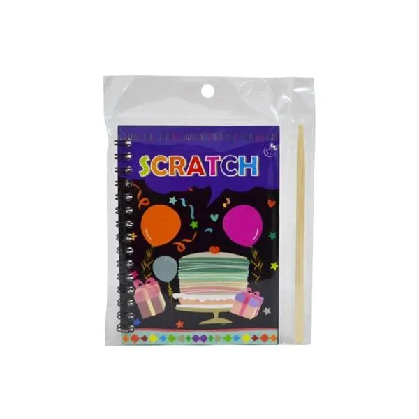 Libreta mágica para pintar scratch 10x14 cm