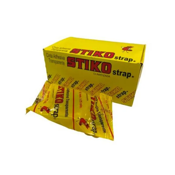 Cinta adhesiva strap 18mmx25 mts caja x8 stiko