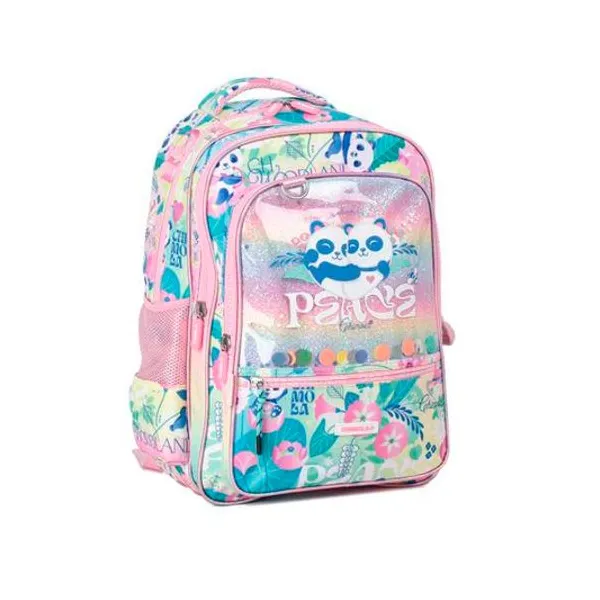 Mochila 17" espalda trama cristal panda chimola