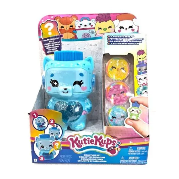 Kutie kups playset vending machine - figuras de 3.81 cm