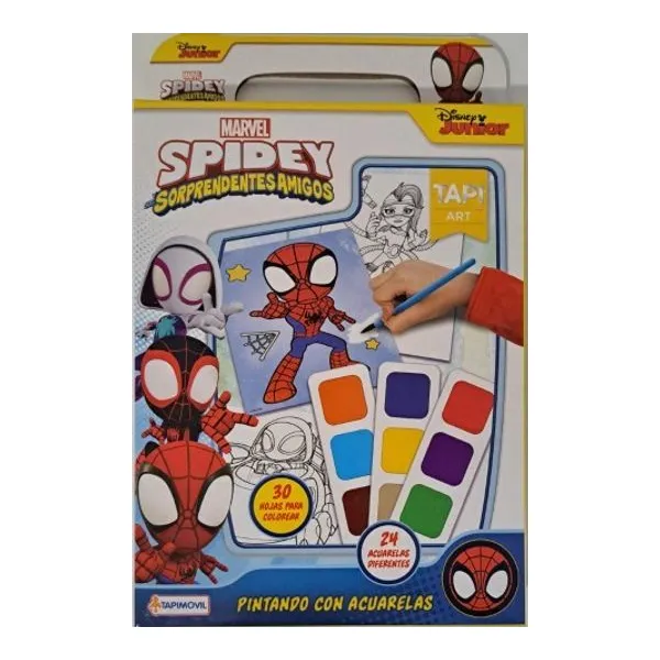 Pintando con acuarelas – spidey art.3305