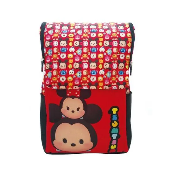 Mochila 18" espalda neoprene tsum tsum Cresko