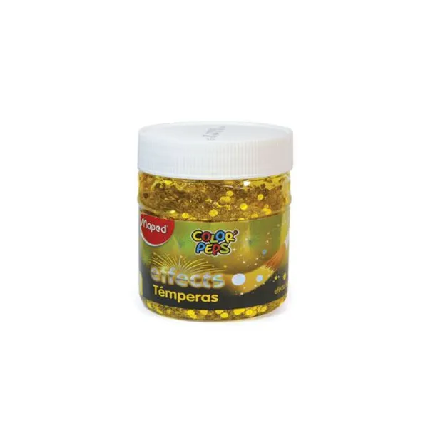 Témpera Maped effect soles/monedas pote x200 mlgrs.yellow