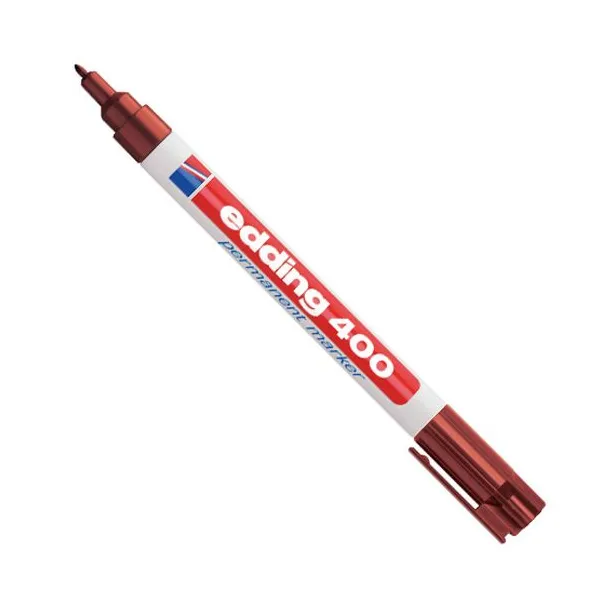 Marcador Edding e 400 permanente para f.1 mmmarron