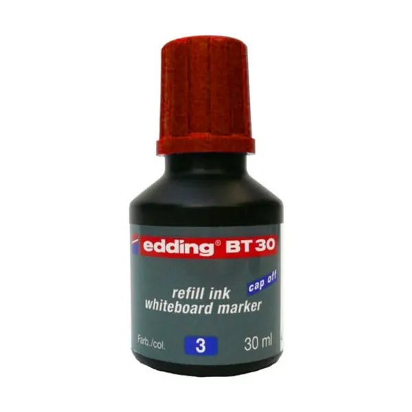 Tinta Edding bt-30 para marc.para pizarras 30 mlrojo