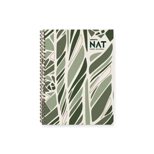 Cuaderno espiral a4 Ledesma nat a4 t/dura 100 hs.raya