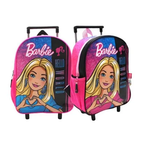 Barbie mochila 12" carro -hello