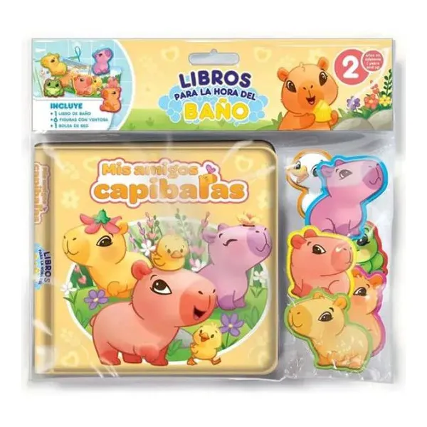 Capybaras la hora del baño