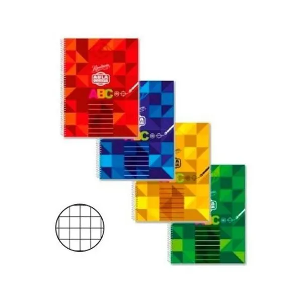 Cuaderno 21x27 cuad 60h t/d con e abc aula universal