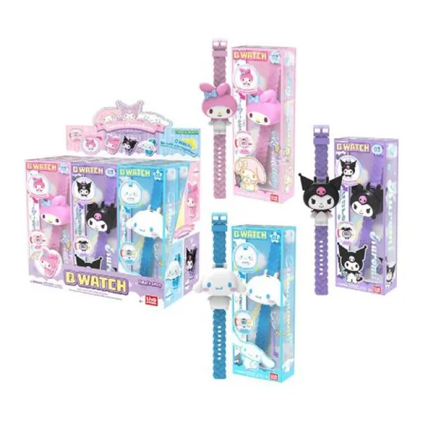 Reloj digital kitty&friends. con correa trenzada cómoda y resistente
