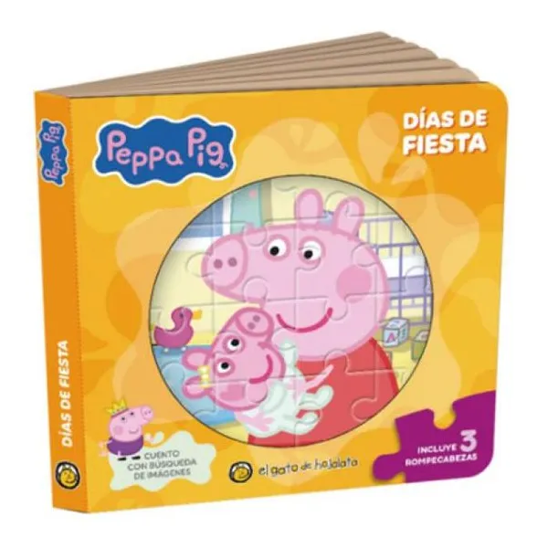 Días de fiesta/peppa (hasbro) cuentos para armar y jugar
