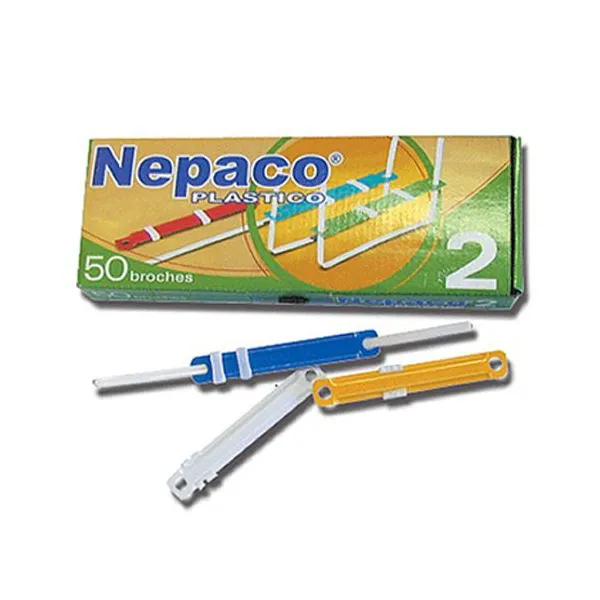 Nepaco n.° 2 plástico cj.x 50 unid.