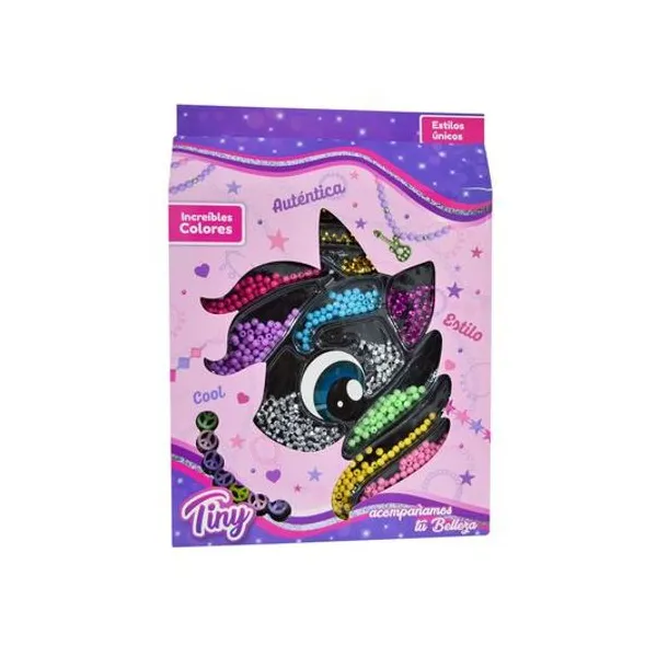 Set para armar bijou unicornio en caja 24.5x33x3 cm