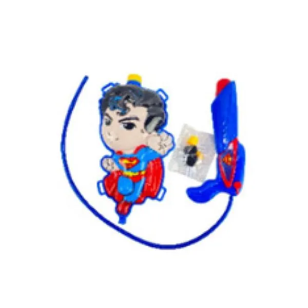 Mochila de agua superman 33 x16 x6 cm