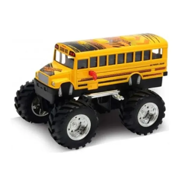 Welly 1:34 school bus big wheel 470006s-gw