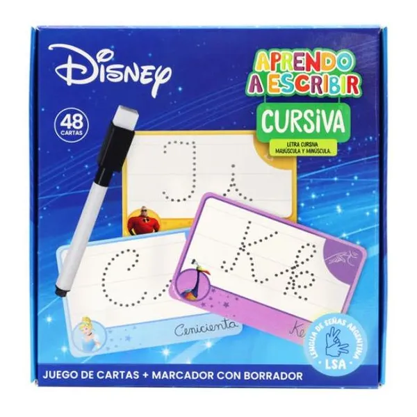 Aprendo a escribir letra cursiva - Disney