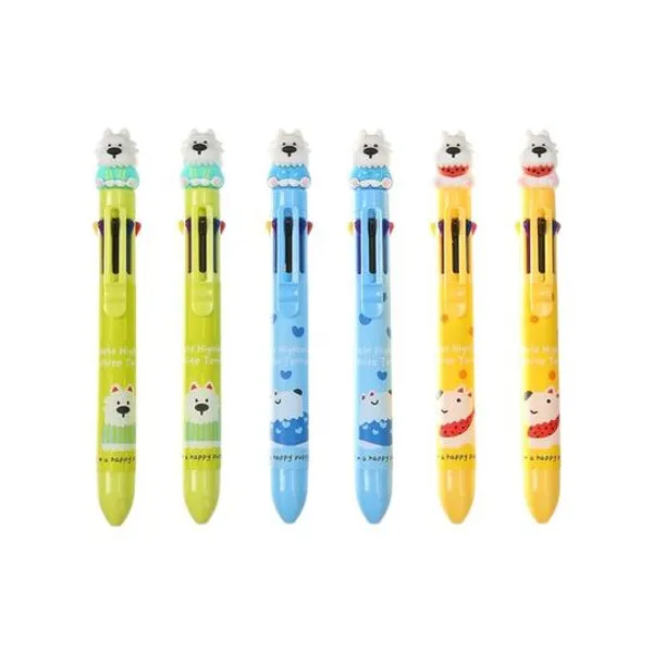 Bolígrafo 8 colores terriers x unidad modelos surtidos Wero