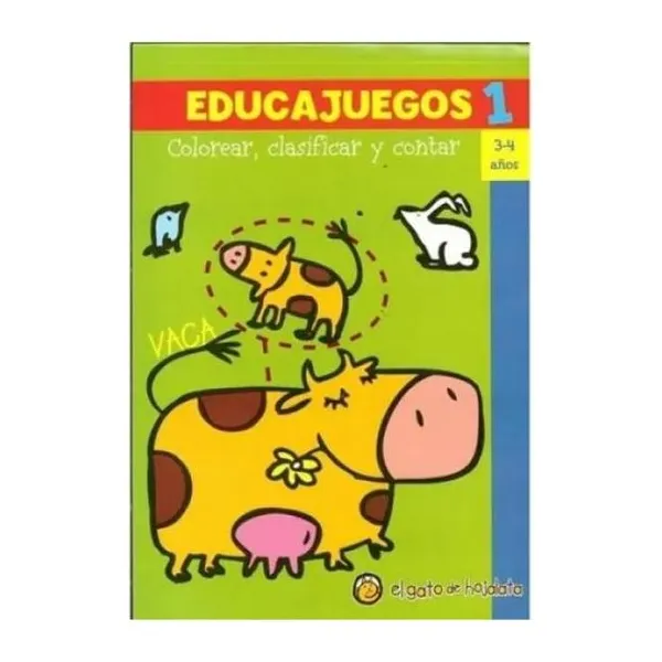 Educajuegos 1: colorear, clasificar, contar educajuegos