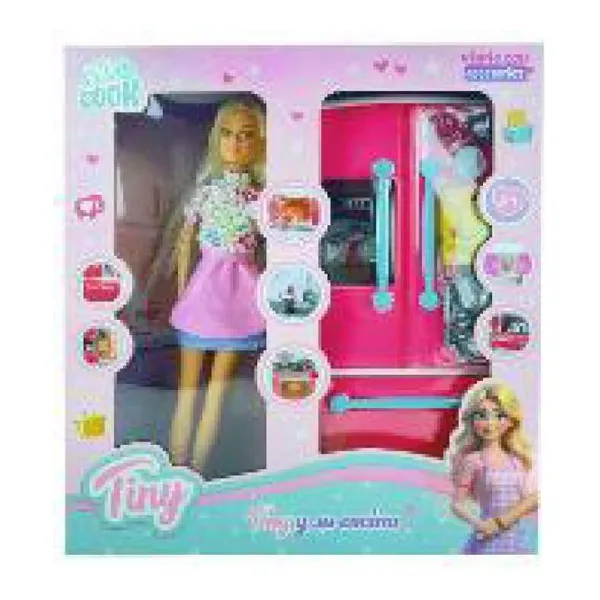 Muñeca Tiny y su cocina con luz y sonido 34 31 cm