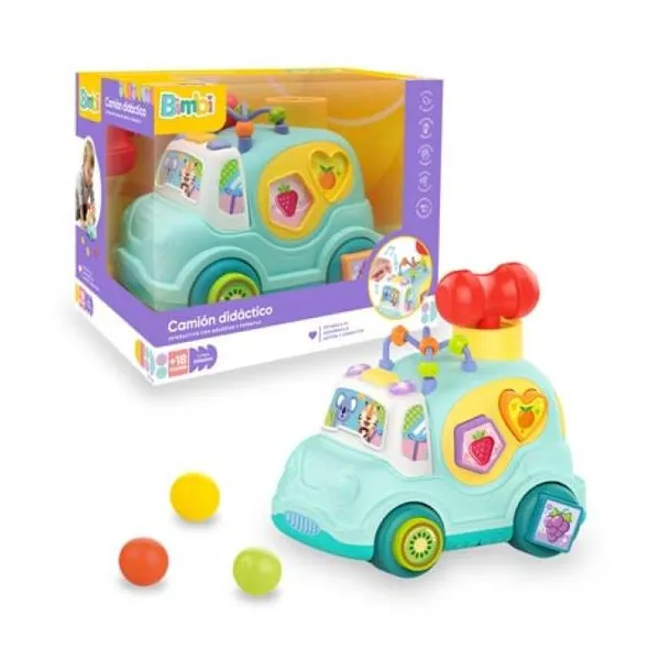 Bimbi camión didáctico + banco descarga