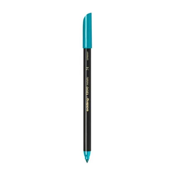 Fibra Edding e 1200 metallic al agua verde
