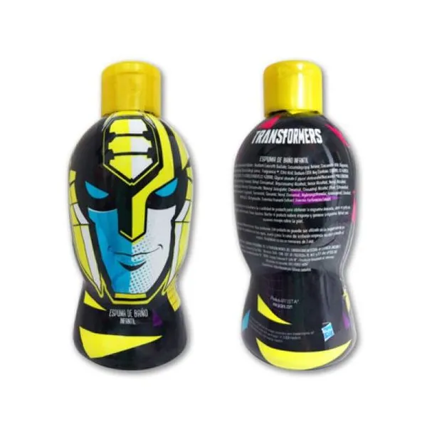 Espuma de baño x250 ml transformers 2d
