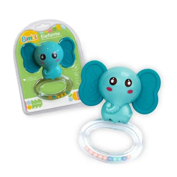 Bimbi elefante sonajero mordillo