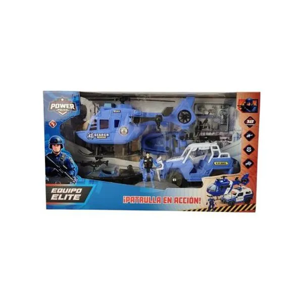 Set de policia elite 5 piezas en caja 53x30x10 cm