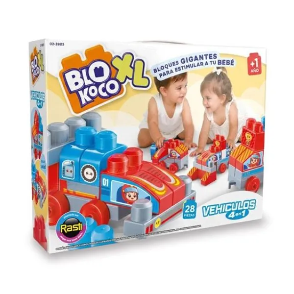 Blokoco xl vehículos 28 pz