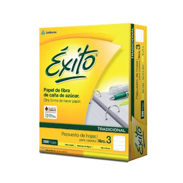 Repuesto esc.exito tamaño carta x288 hs.ray