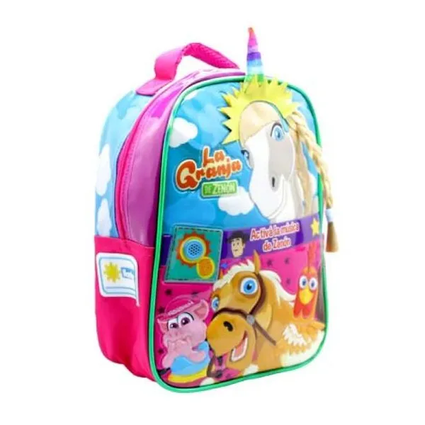 Mochila la granja de zenon 12" espalda con sonido