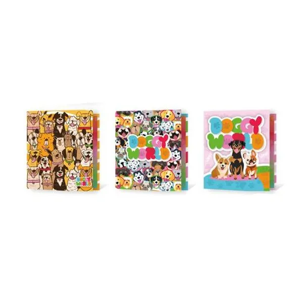 Carpeta carta 3x40 doggy world x unidad modelos surtidos rexon