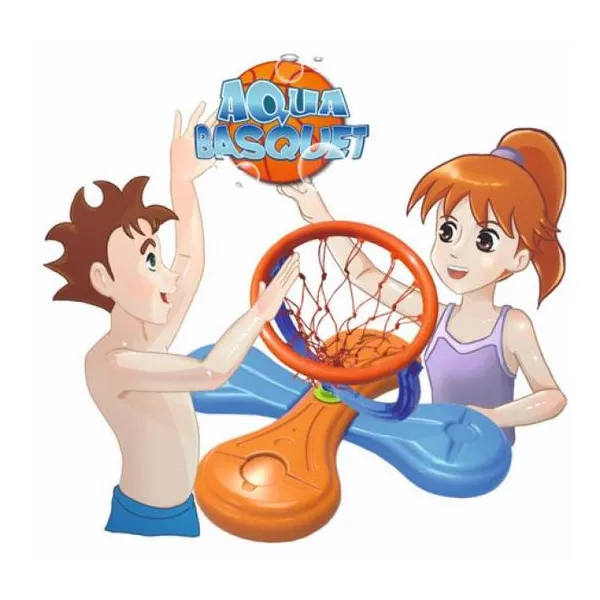 Aqua básquet con pelota en bolsa