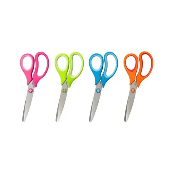 Tijera escolar 14.1 cm x unidad colores surtidos
