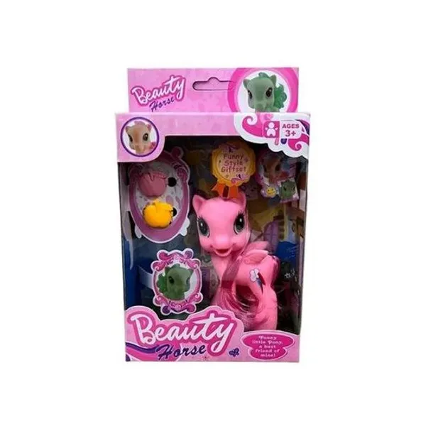Pony con accesorios en caja Tiny 14x14x4 cm colores surtidos