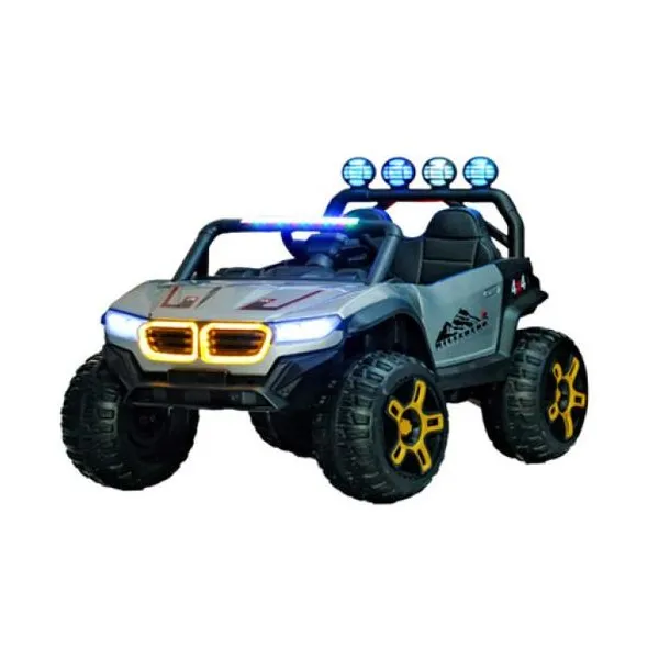 Arenero utv rally a batería con luz led, reflectores, sonido y control remoto 12