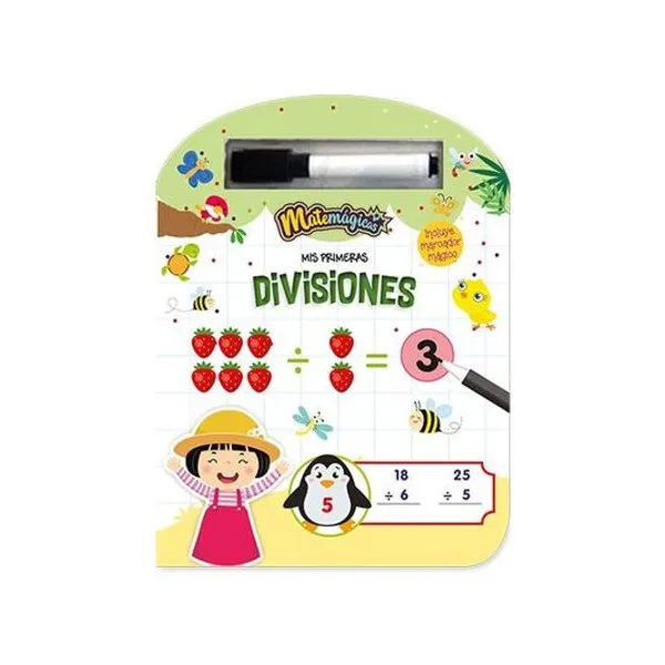 Libro de actividades matemagicas: mis primeras divisiones 21x28 cm